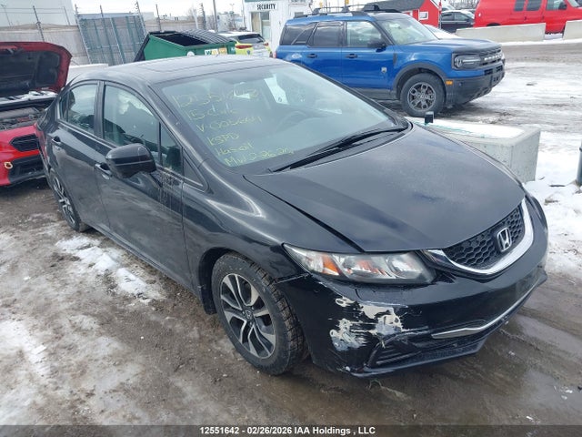12551642 :رقم المزاد ، 2HGFB2F56FH005664 vin ، 2015 Honda Civic Ex مزاد بيع