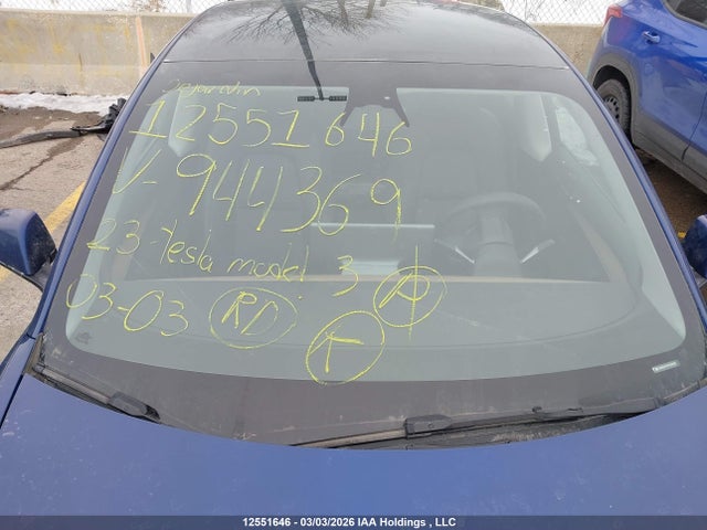 Aukcja sprzedaży 2023 Tesla Model 3, vin: LRW3E1FA7PC944369, numer aukcji: 12551646
