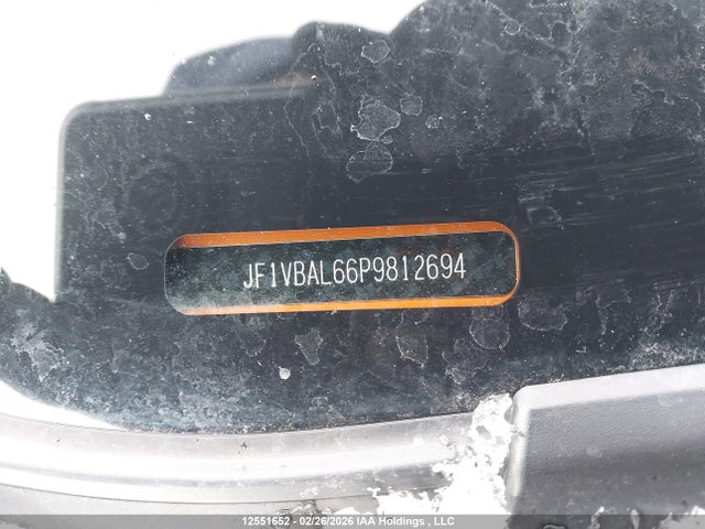 JF1VBAL66P9812694 Subaru Wrx Sport-tech