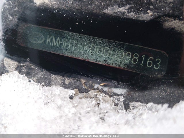 12551667 :رقم المزاد ، KMHHT6KD0DU098163 vin ، 2013 Hyundai Genesis مزاد بيع