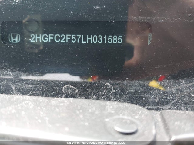 Honda Civic Lx 2020 2HGFC2F57LH031585 Image 20