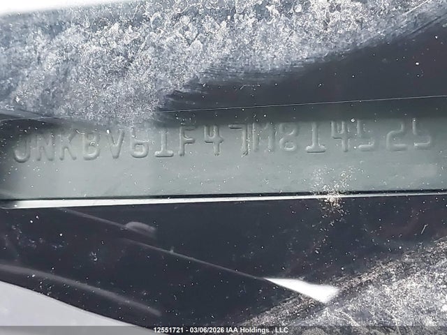 12551721 :رقم المزاد ، JNKBV61F47M814525 vin ، 2007 Infiniti G35x مزاد بيع