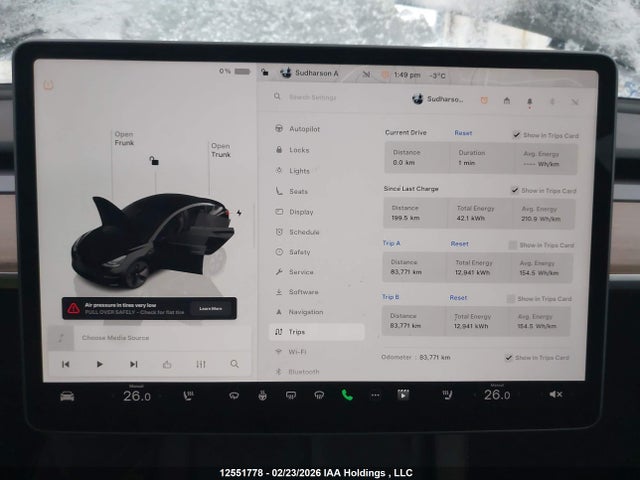 5YJ3E1EA9PF498149 Tesla MODEL 3
