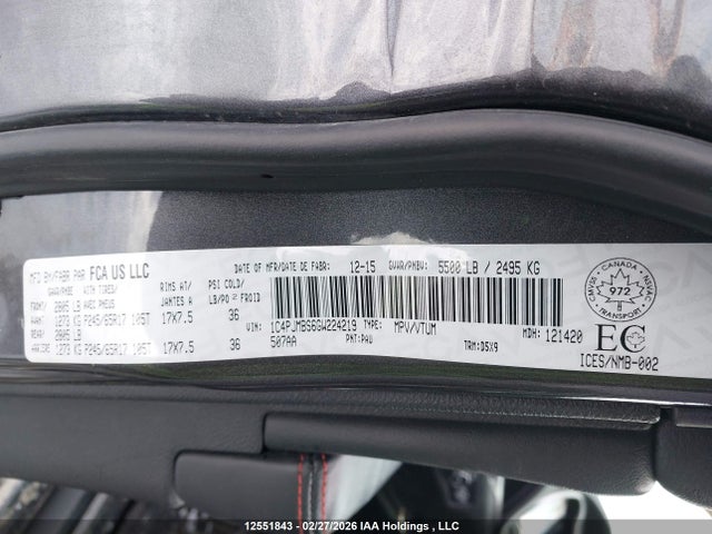 1C4PJMBS6GW224219 Jeep Cherokee