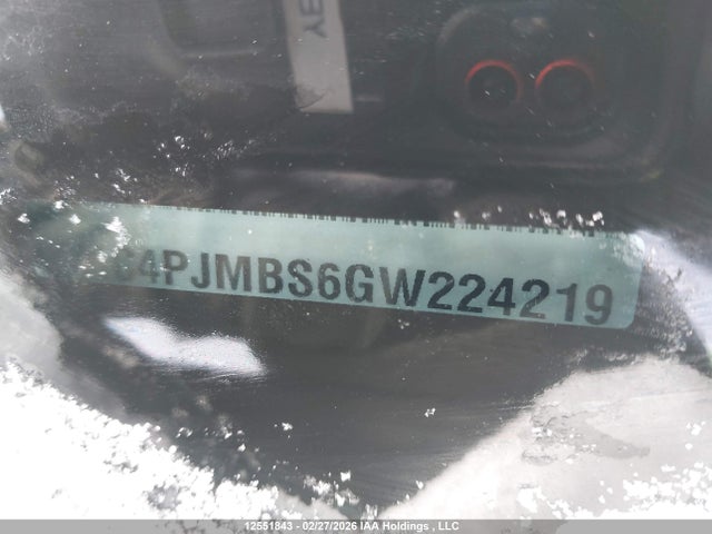 1C4PJMBS6GW224219 Jeep Cherokee