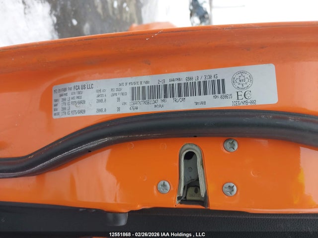 1C6RR7KT7KS611347 Dodge RAM 1500