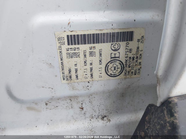 5N1AT3AB4NC675770 Nissan ROGUE S