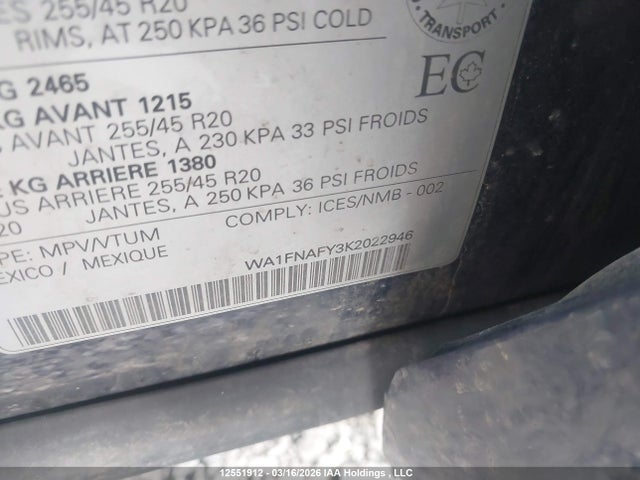 WA1FNAFY3K2022946 Audi Q5 45 Technik