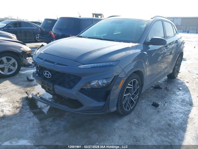 12551981 :رقم المزاد ، KM8K3CA38PU942273 vin ، 2023 Hyundai Kona N Line مزاد بيع