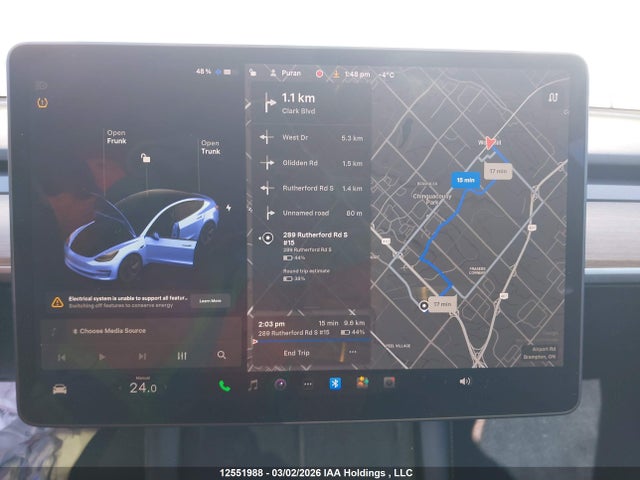 5YJ3E1EAXMF848481 Tesla Model 3 Standard Range/standard Range Plus