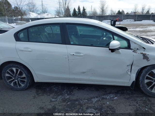 12552012 :رقم المزاد ، 2HGFB2F55EH012393 vin ، 2014 Honda Civic Ex مزاد بيع