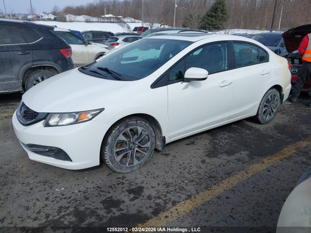 12552012 :رقم المزاد ، 2HGFB2F55EH012393 vin ، 2014 Honda Civic Ex مزاد بيع