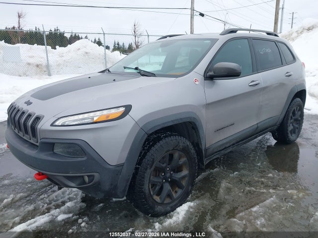 12552037 :رقم المزاد ، 1C4PJMBX2JD558312 vin ، 2018 Jeep Cherokee Trailhawk مزاد بيع