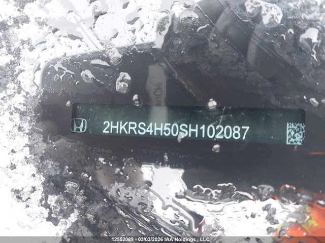 2HKRS4H50SH102087 Honda Cr-v Sport
