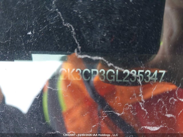 2016 Nissan Micra მანქანა იყიდება აუქციონზე, vin: 3N1CK3CP3GL235347, აუქციონის ნომერი: 12552097
