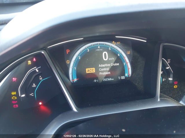 12552126 :رقم المزاد ، 2HGFC1F95HH102836 vin ، 2017 Honda Civic Touring مزاد بيع