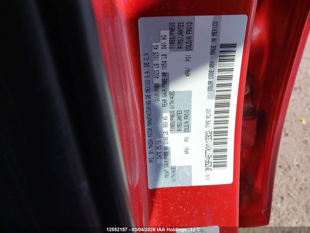 3MZBPAB77KM113302 Mazda 3