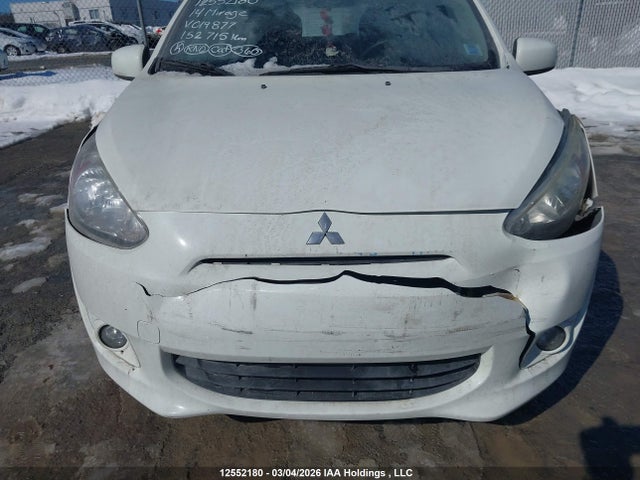 12552180 :رقم المزاد ، ML32A4HJ9EH019877 vin ، 2014 Mitsubishi Mirage Es مزاد بيع
