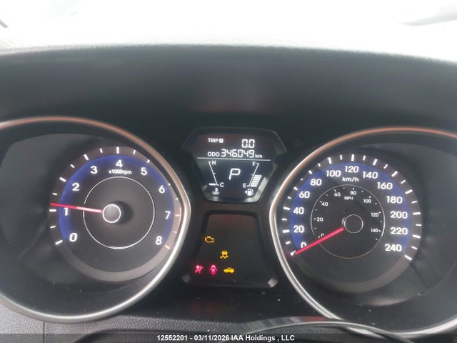 12552201 :رقم المزاد ، 5NPDH4AE4CH095925 vin ، 2012 Hyundai Elantra Gls/limited مزاد بيع
