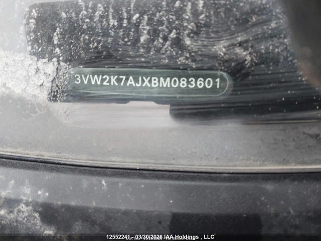 Aukcja sprzedaży 2011 Volkswagen Jetta 2.0l Trendline/2.0l Trendline+, vin: 3VW2K7AJXBM083601, numer aukcji: 12552241