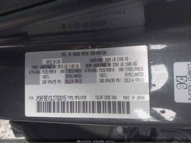JM3KFBEY0L0782815 Mazda Cx-5 Signature