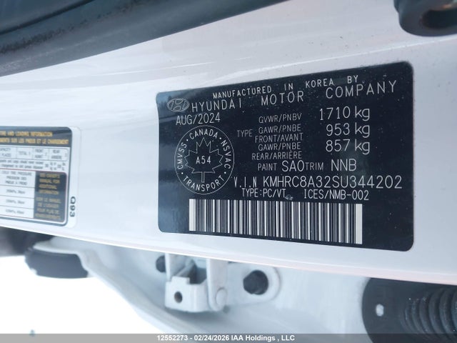 KMHRC8A32SU344202 Hyundai Venue
