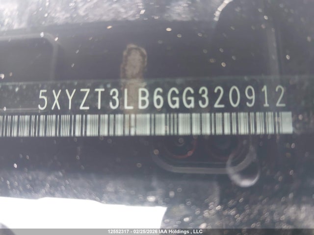 5XYZT3LB6GG320912 Hyundai Santa Fe