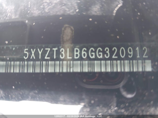 5XYZT3LB6GG320912 Hyundai Santa Fe