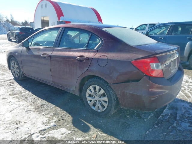 Aukcja sprzedaży 2012 Honda Civic Lx, vin: 2HGFB2E42CH013152, numer aukcji: 12552381