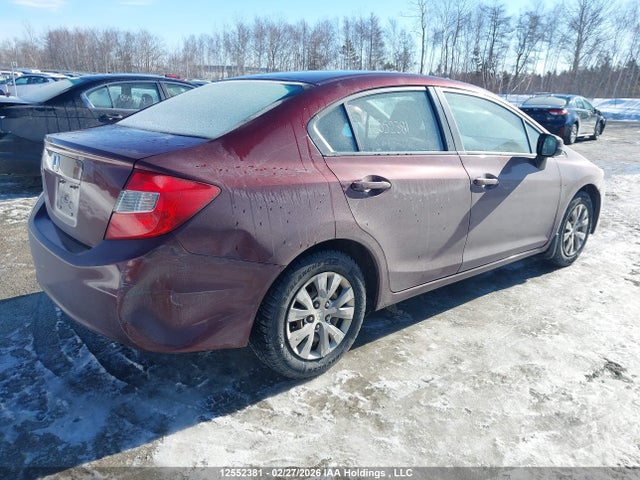 Aukcja sprzedaży 2012 Honda Civic Lx, vin: 2HGFB2E42CH013152, numer aukcji: 12552381