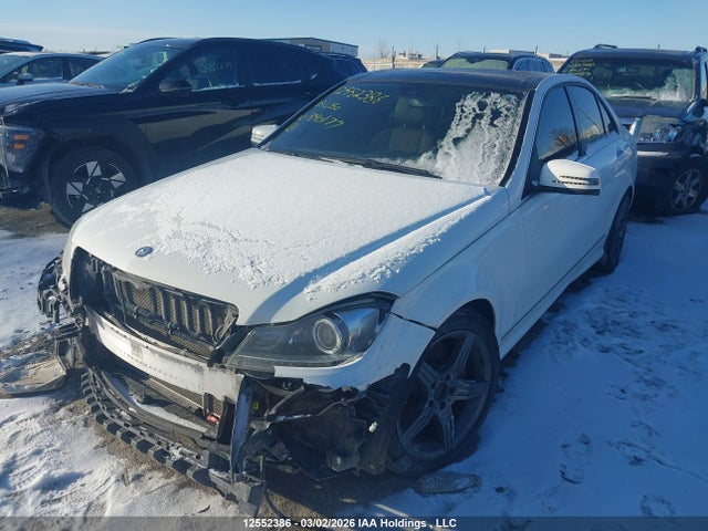 12552386 :رقم المزاد ، WDDGF8JB5DA840177 vin ، 2013 Mercedes-benz C 350 4matic مزاد بيع