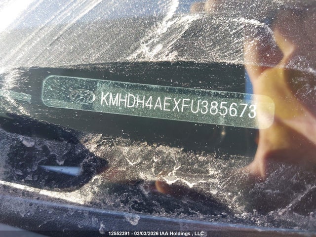 12552391 :رقم المزاد ، KMHDH4AEXFU385673 vin ، 2015 Hyundai Elantra مزاد بيع