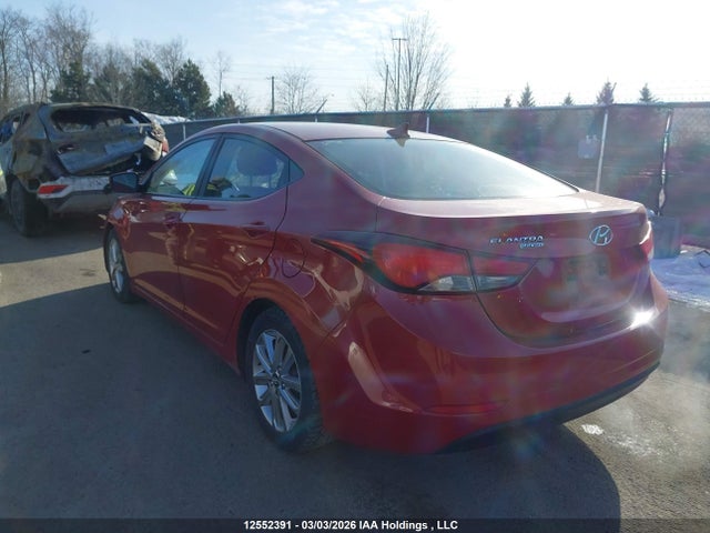 12552391 :رقم المزاد ، KMHDH4AEXFU385673 vin ، 2015 Hyundai Elantra مزاد بيع