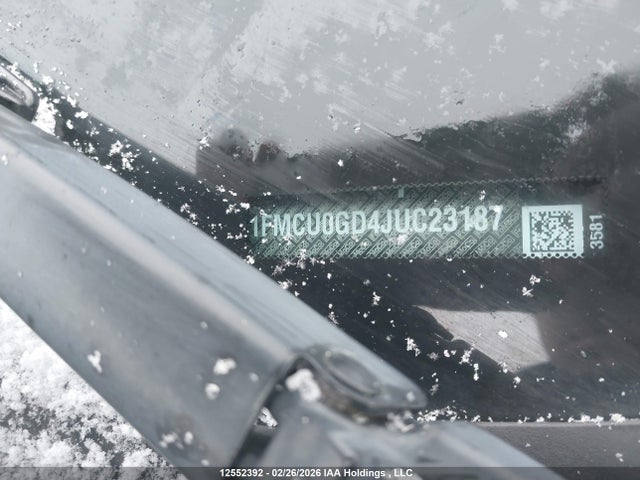 1FMCU0GD4JUC23187 Ford ESCAPE SE