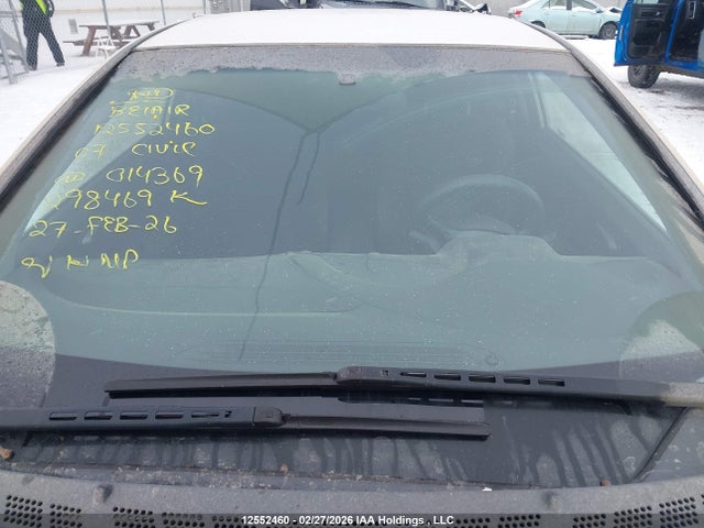 Продаж на аукціоні авто 2007 Honda Civic Lx, vin: 2HGFG11697H014369, номер лоту: 12552460
