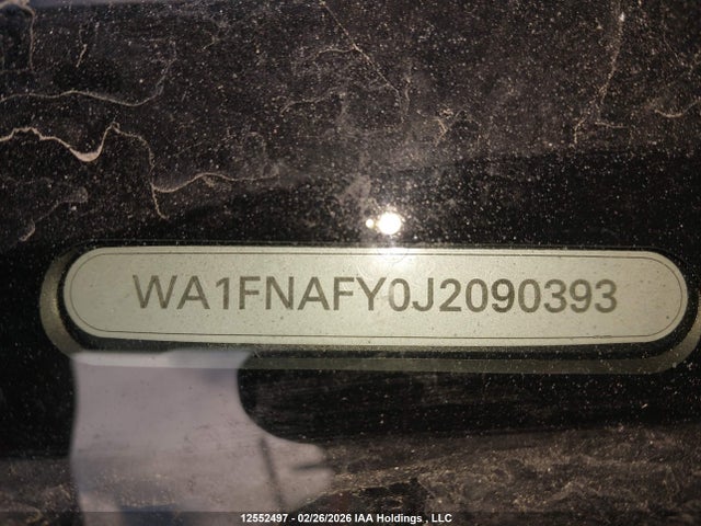 WA1FNAFY0J2090393 Audi Q5 2.0t Technik