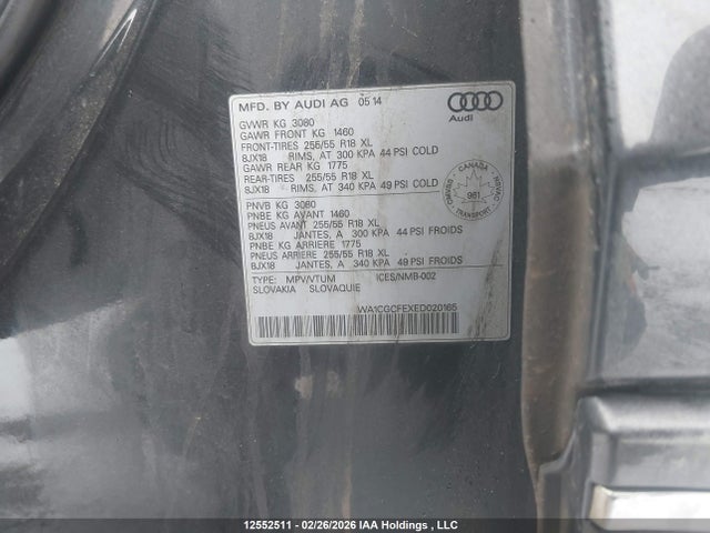 Aukcja sprzedaży 2014 Audi Q7 3.0t Progressiv, vin: WA1CGCFEXED020165, numer aukcji: 12552511