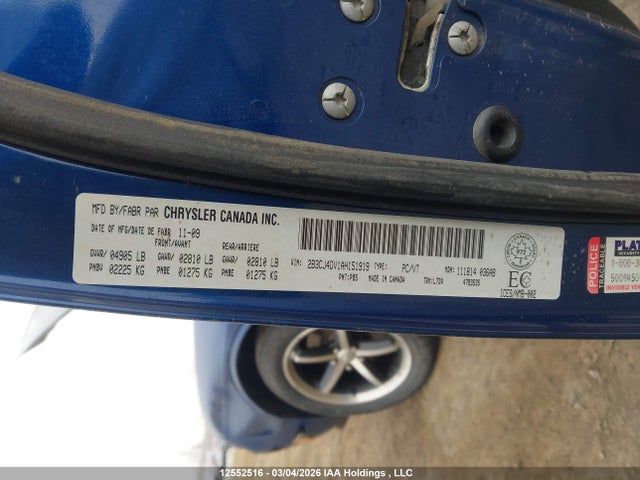 Продаж на аукціоні авто 2010 Dodge Challenger Se/sxt, vin: 2B3CJ4DV1AH151919, номер лоту: 12552516