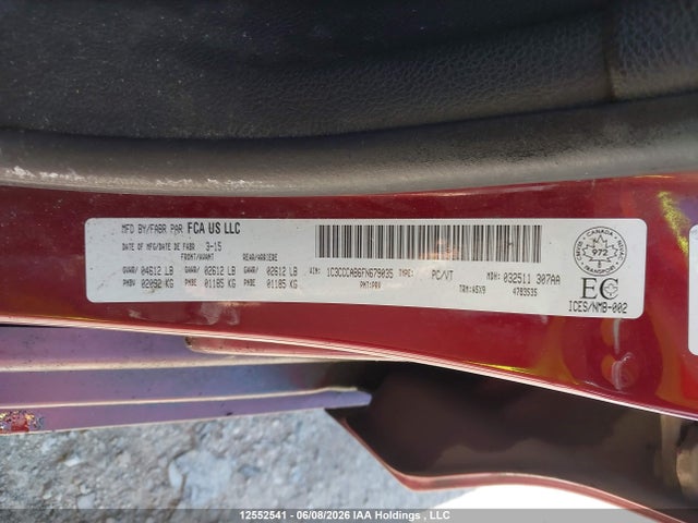 Продаж на аукціоні авто 2015 Chrysler 200 Limited, vin: 1C3CCCAB6FN679035, номер лоту: 12552541