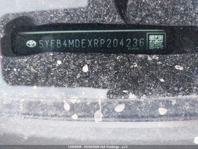 12552548 :رقم المزاد ، 5YFB4MDEXRP204236 vin ، 2024 Toyota Corolla Le مزاد بيع