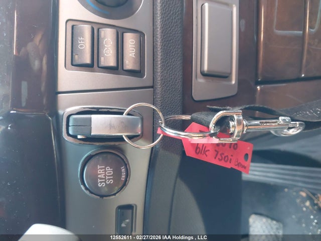 12552611 :رقم المزاد ، WBAHN83578DT78070 vin ، 2008 Bmw 750li مزاد بيع