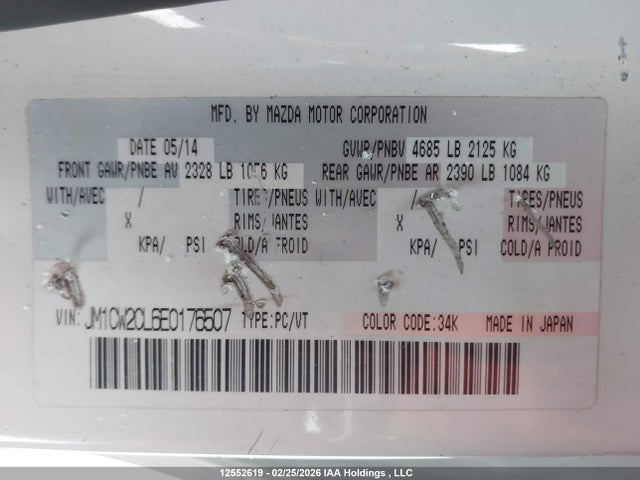 Mazda 5 Touring 2014 JM1CW2CL6E0176507 Image 18