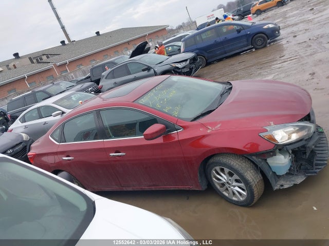 12552642 :رقم المزاد ، 3N1AB7AP1JY310302 vin ، 2018 Nissan Sentra S/sv/sr/sl مزاد بيع