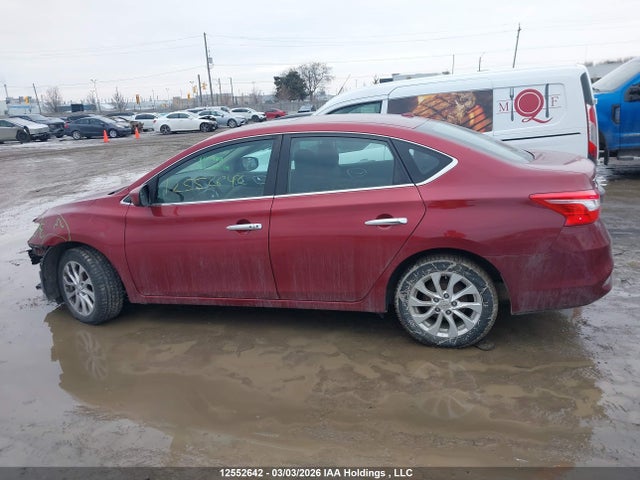 12552642 :رقم المزاد ، 3N1AB7AP1JY310302 vin ، 2018 Nissan Sentra S/sv/sr/sl مزاد بيع
