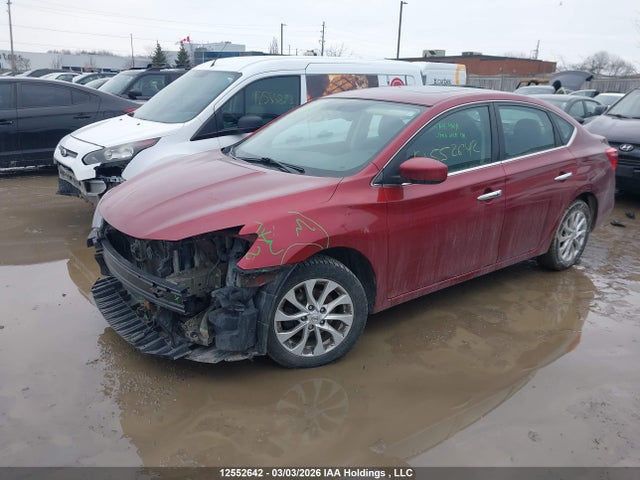 12552642 :رقم المزاد ، 3N1AB7AP1JY310302 vin ، 2018 Nissan Sentra S/sv/sr/sl مزاد بيع
