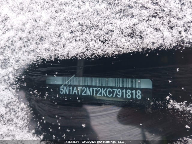 2019 Nissan Rogue მანქანა იყიდება აუქციონზე, vin: 5N1AT2MT2KC791818, აუქციონის ნომერი: 12552651