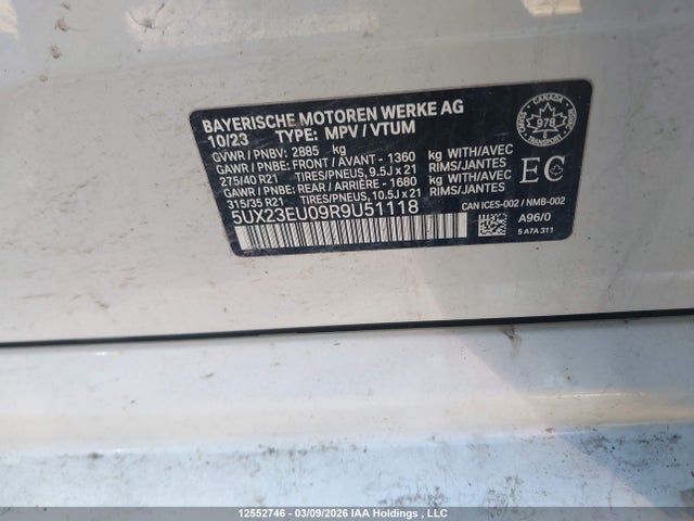 5UX23EU09R9U51118 BMW X5 Xdrive40i