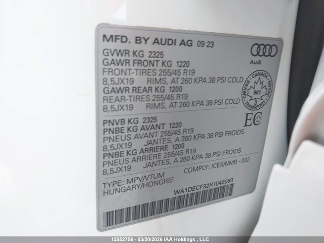 WA1DECF32R1042063 Audi Q3 Premium S Line 45