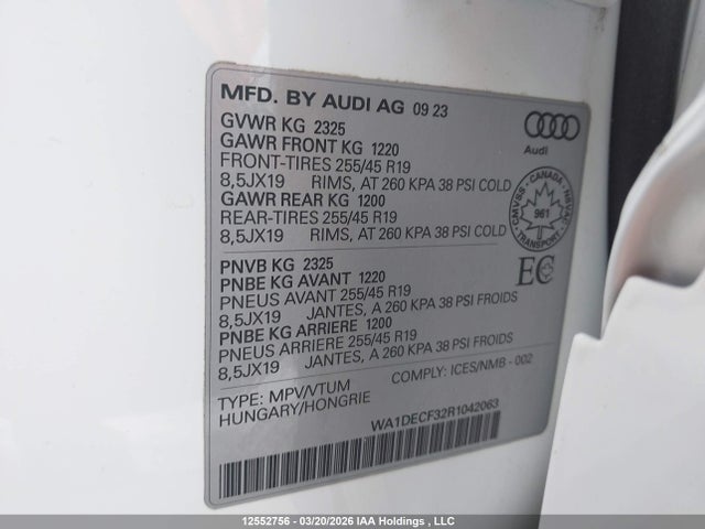 WA1DECF32R1042063 Audi Q3 Premium S Line 45