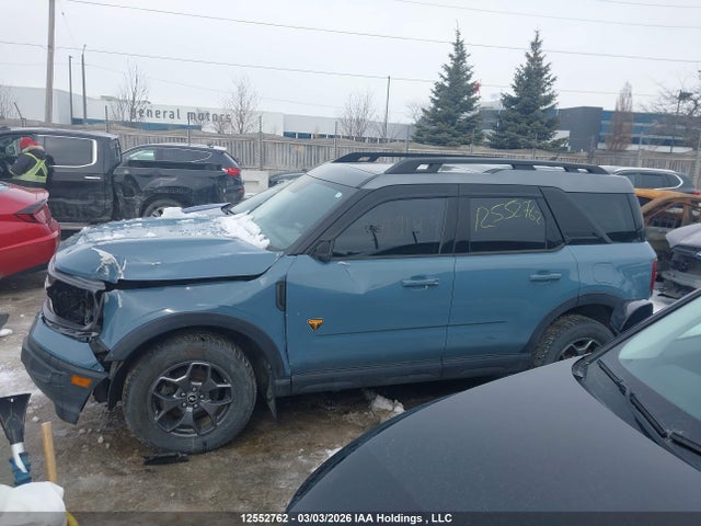 Aukcja sprzedaży 2021 Ford Bronco Sport Badlands, vin: 3FMCR9D90MRA14014, numer aukcji: 12552762